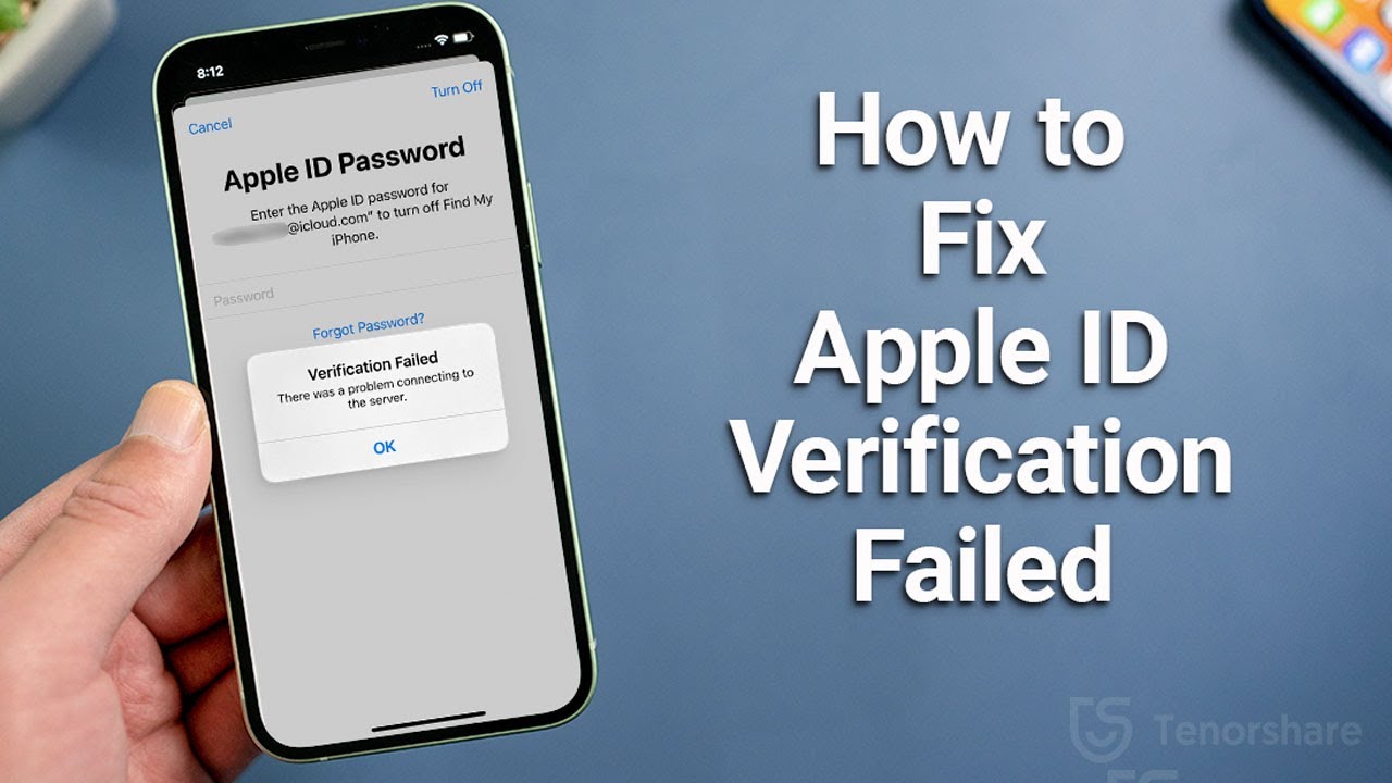 find my iphone verification failed