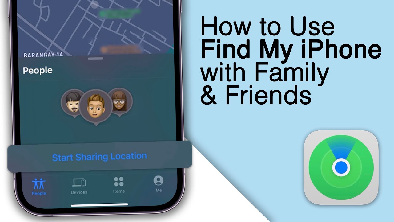 how to request location on find my iphone