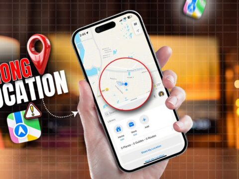 why is find my iphone showing wrong location